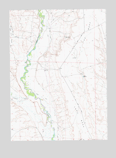 Mesa Spring, WY USGS Topographic Map