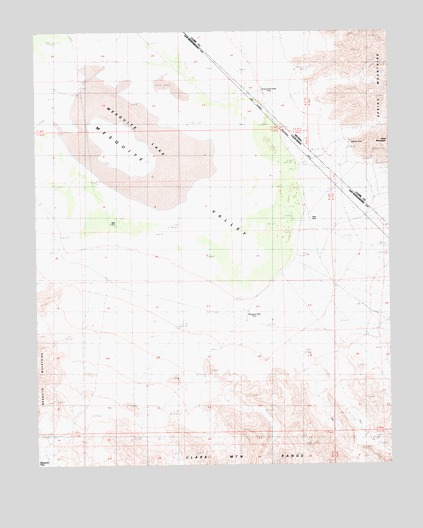 Mesquite Lake, CA USGS Topographic Map