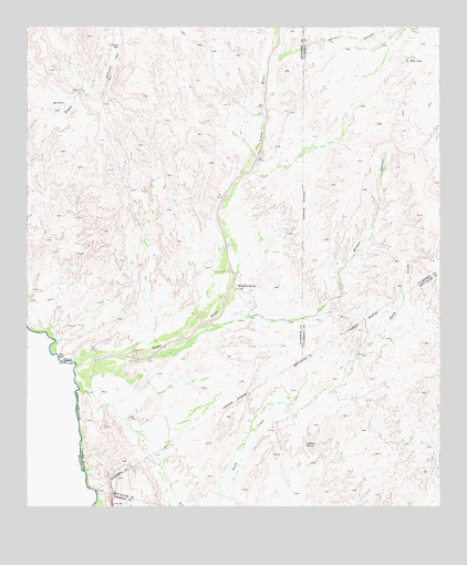Mesquite Spring, TX USGS Topographic Map