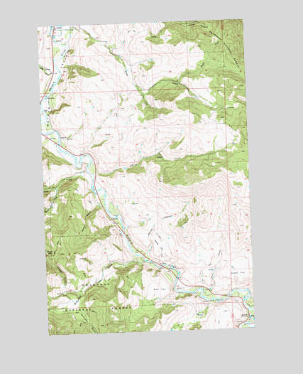 Methow, WA USGS Topographic Map