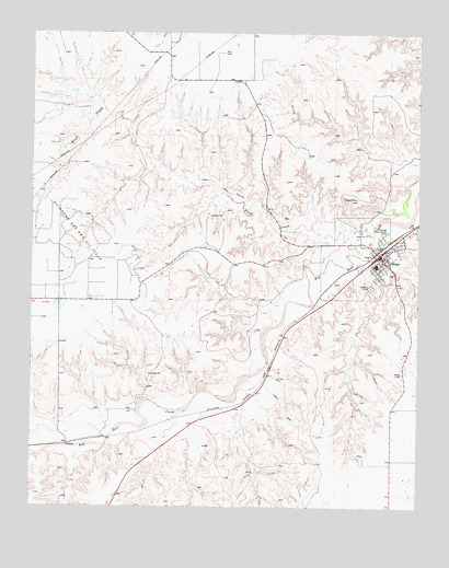 Miami, TX USGS Topographic Map