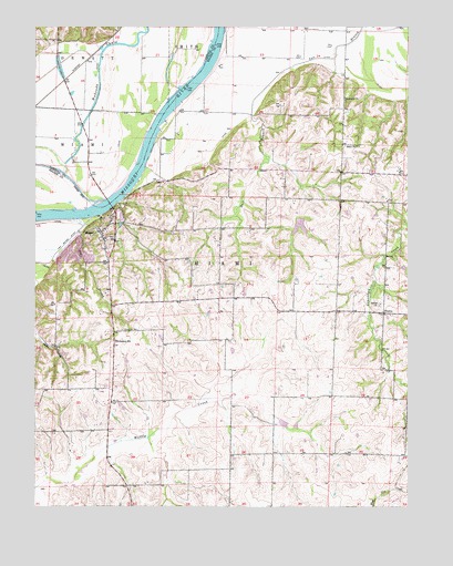 Miami, MO USGS Topographic Map