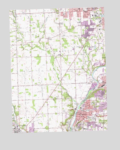 Miamisburg Ohio Zoning Map Miamisburg, Oh Topographic Map - Topoquest