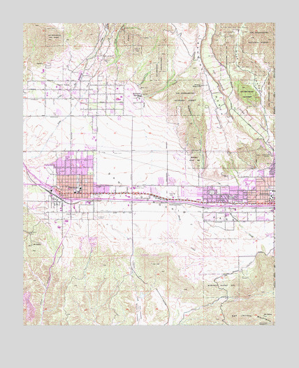 Beaumont, CA USGS Topographic Map