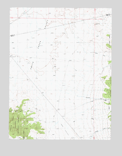 Midas Spring, NV USGS Topographic Map