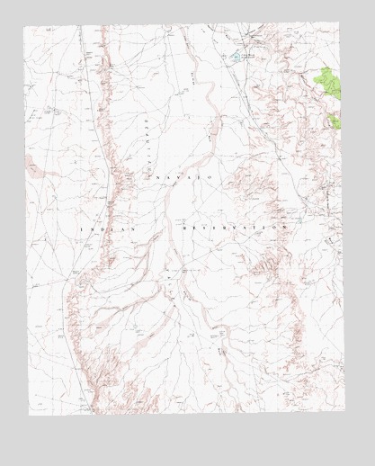 Beautiful Valley Well, AZ USGS Topographic Map
