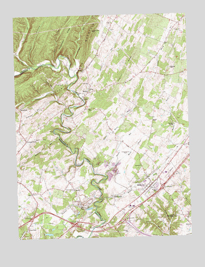 Middletown, VA USGS Topographic Map