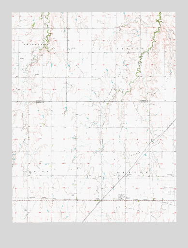 Beaver, KS USGS Topographic Map