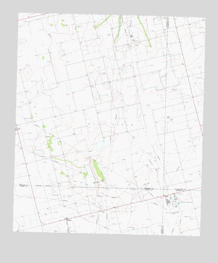 Midkiff, TX USGS Topographic Map