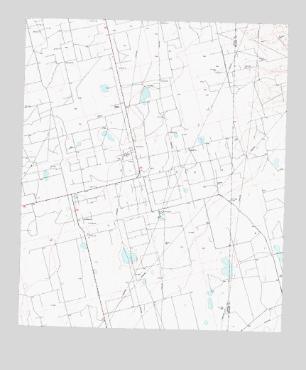 Midkiff SE, TX USGS Topographic Map