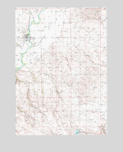 Midvale, ID USGS Topographic Map