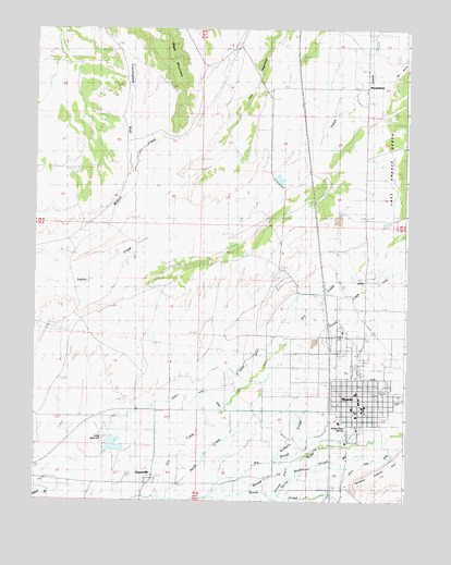 Beaver, UT USGS Topographic Map