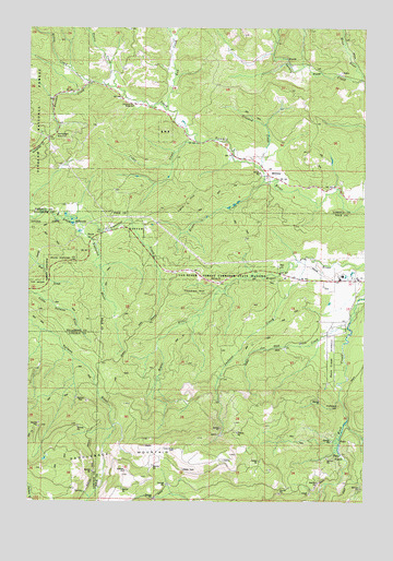 Midway, OR USGS Topographic Map