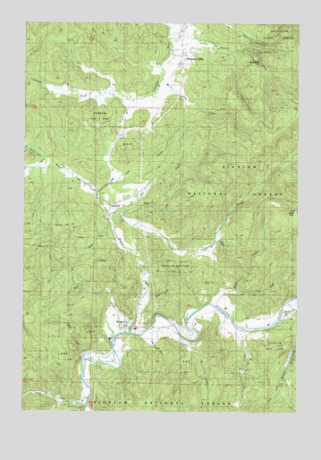 Beaver, OR USGS Topographic Map