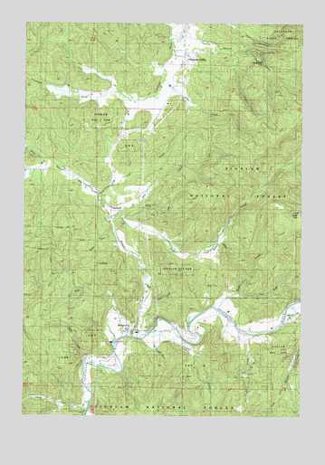 Beaver, OR USGS Topographic Map