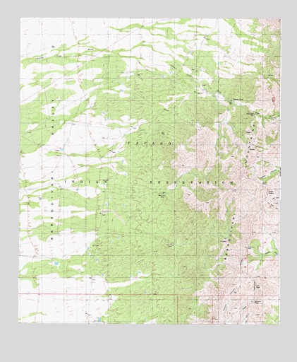 Aguirre Peak, AZ USGS Topographic Map