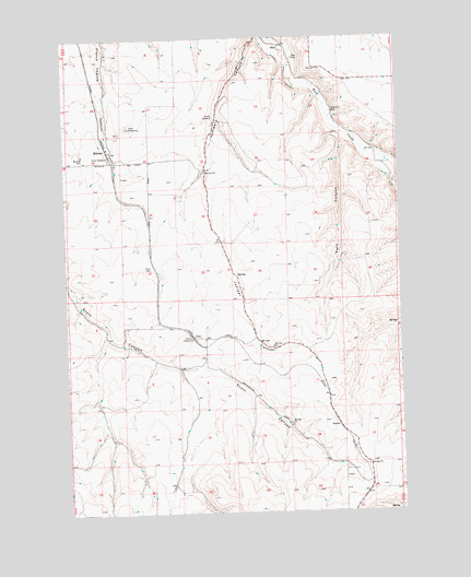 Mikkalo, OR USGS Topographic Map