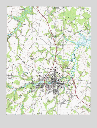 Milford, DE USGS Topographic Map