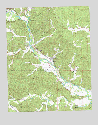 Mill Spring, MO USGS Topographic Map