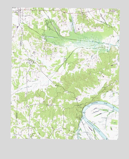Milledgeville, TN USGS Topographic Map