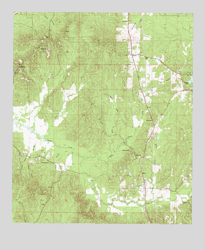 Miller, AL USGS Topographic Map