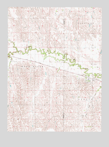 Miller, NE USGS Topographic Map