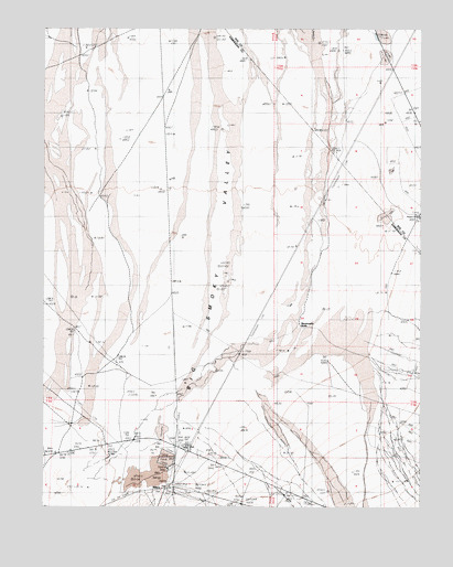 Millers, NV USGS Topographic Map