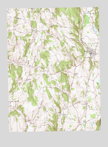 Millerton, NY USGS Topographic Map