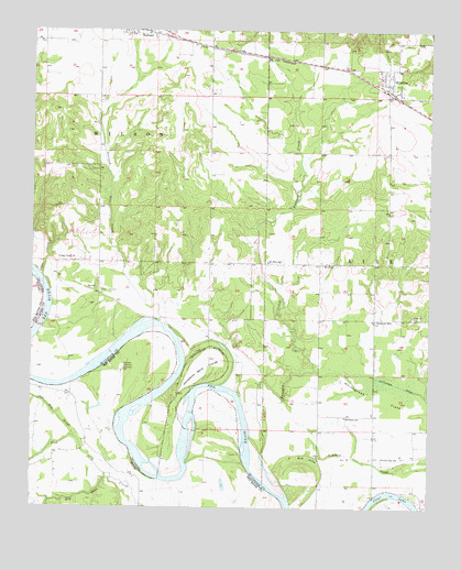 Millerton, OK USGS Topographic Map
