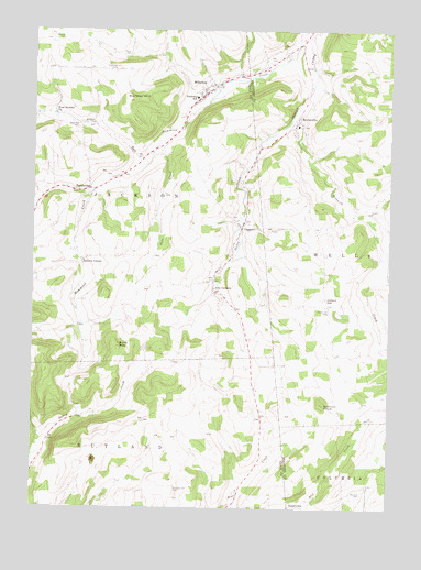 Millerton, PA USGS Topographic Map