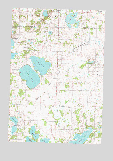 Millerville, MN USGS Topographic Map