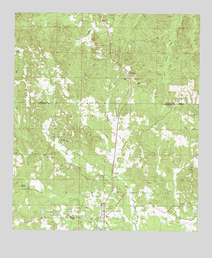 Millry North, AL USGS Topographic Map