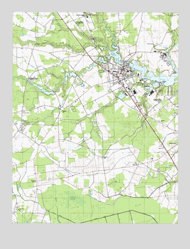 Millsboro, DE USGS Topographic Map