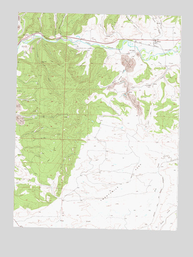 Milner, CO USGS Topographic Map