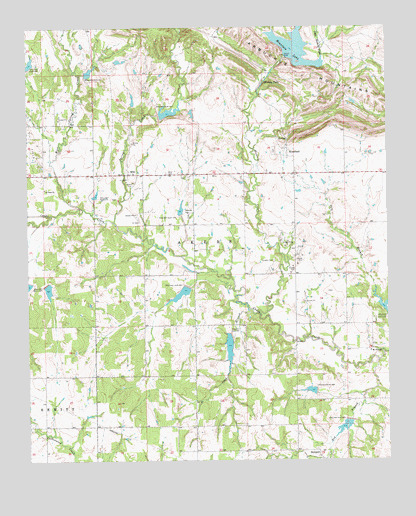 Milo, OK USGS Topographic Map