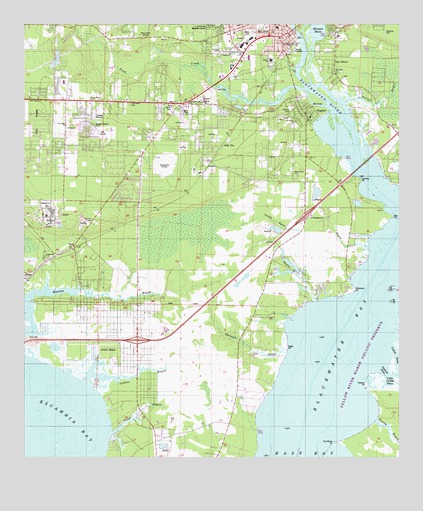 Milton South, FL USGS Topographic Map