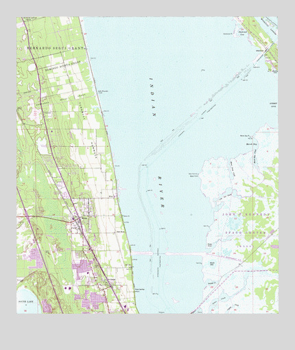 Mims, FL USGS Topographic Map