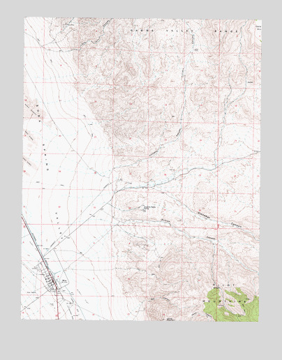 Mina, NV USGS Topographic Map