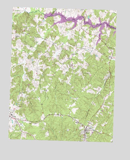 Mineral, VA USGS Topographic Map