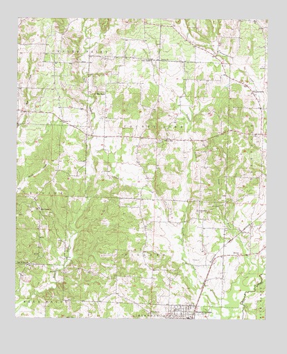 Mineral Springs North, AR USGS Topographic Map