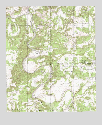 Mineral Wells West, TX USGS Topographic Map