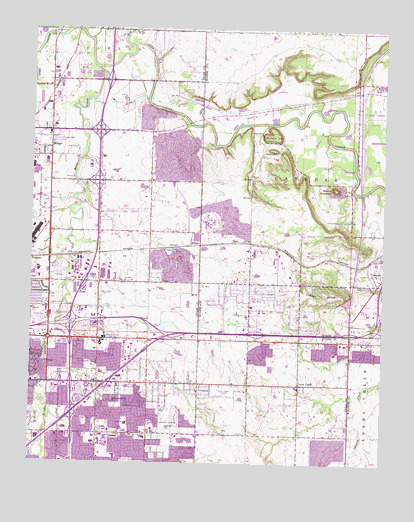 Mingo, OK USGS Topographic Map