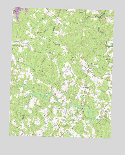 Beaverdam, VA USGS Topographic Map