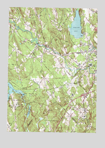 Minot, ME USGS Topographic Map