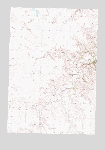Miscol SE, SD USGS Topographic Map