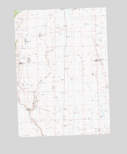 Misery Flat, OR USGS Topographic Map