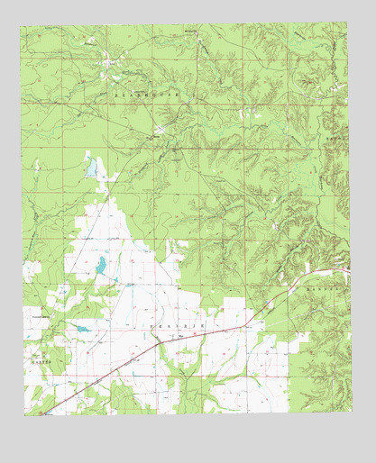Mist, AR USGS Topographic Map