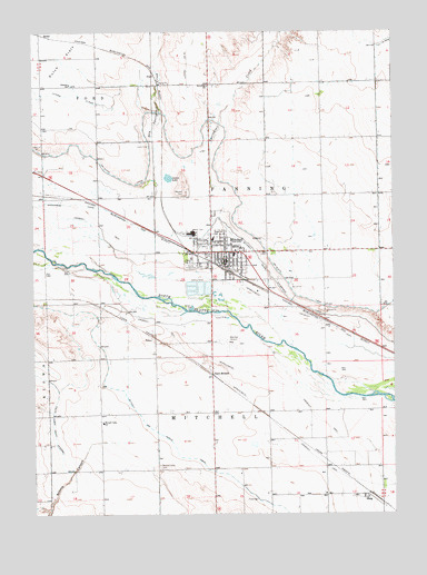 Mitchell, NE USGS Topographic Map
