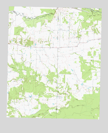 Mitchell Creek, TX USGS Topographic Map