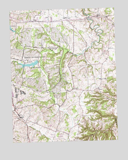 Moberly, KY USGS Topographic Map